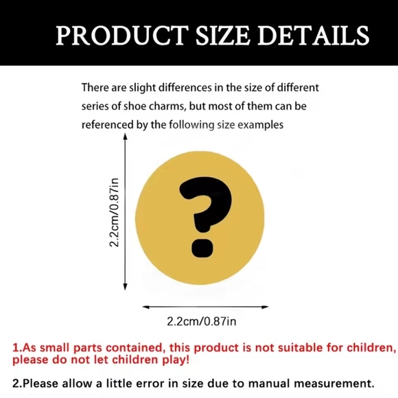 5/$5 Cute Spider With Yellow Eyes Croc Shoe Charm Jibbitz - Picture 3 of 3